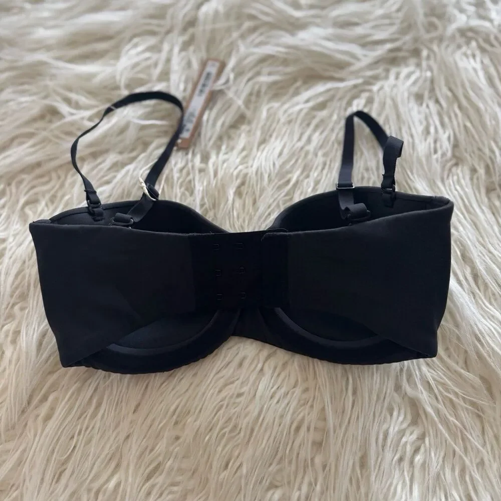 Skims Fits Everybody Strapless Bra Onyx Size 30D - Picture 4 of 6